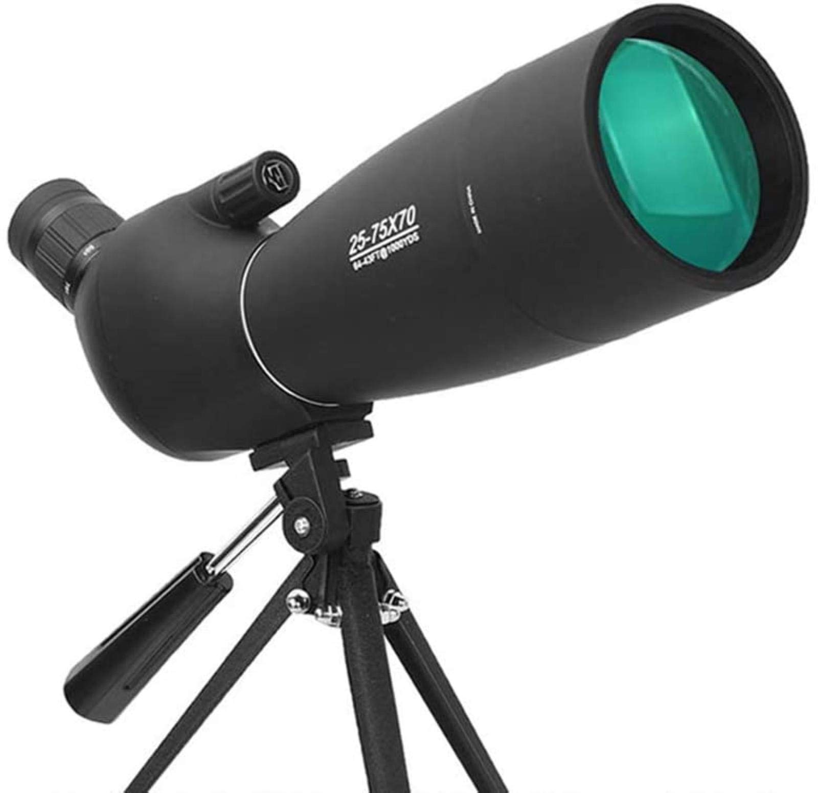 Компактный монокуляр 25-75x70 с HD зумом с BAK4 Porro FMC-призмой 45 градусов для наблюдения за птицами, астрономических ландшафтов, со штативом, фото №1