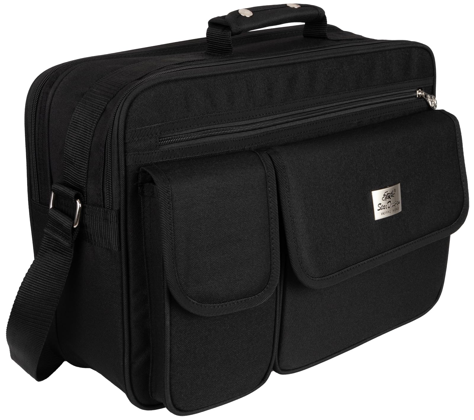 Сумка через плече EAAKIE Work Bag Flight Attendant чоловіча XXL, чорна, фото №1