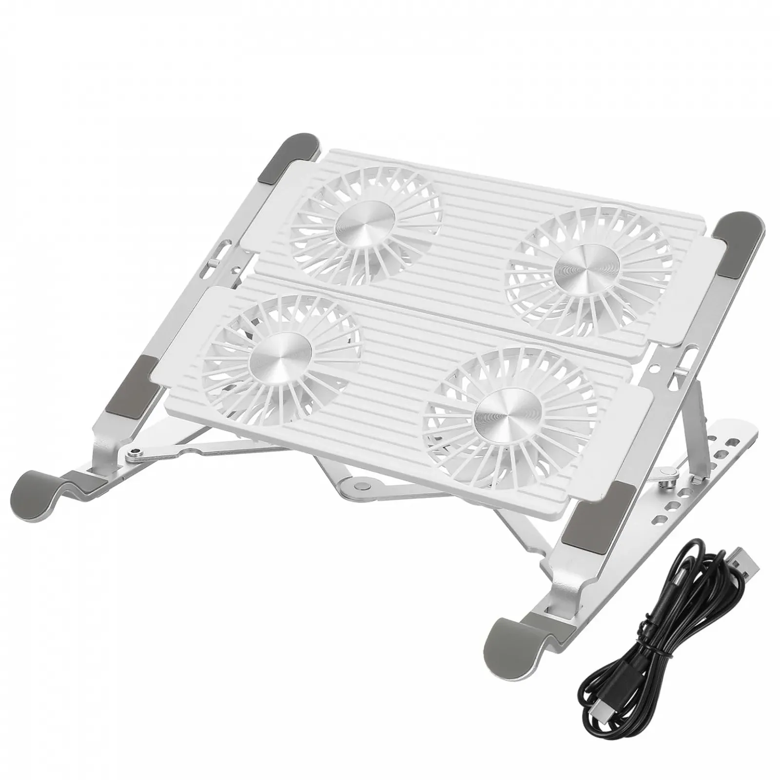 Охлаждающая подставка для ноутбука Vaguelly Алюминиевый сплав Серебристый, фото №1