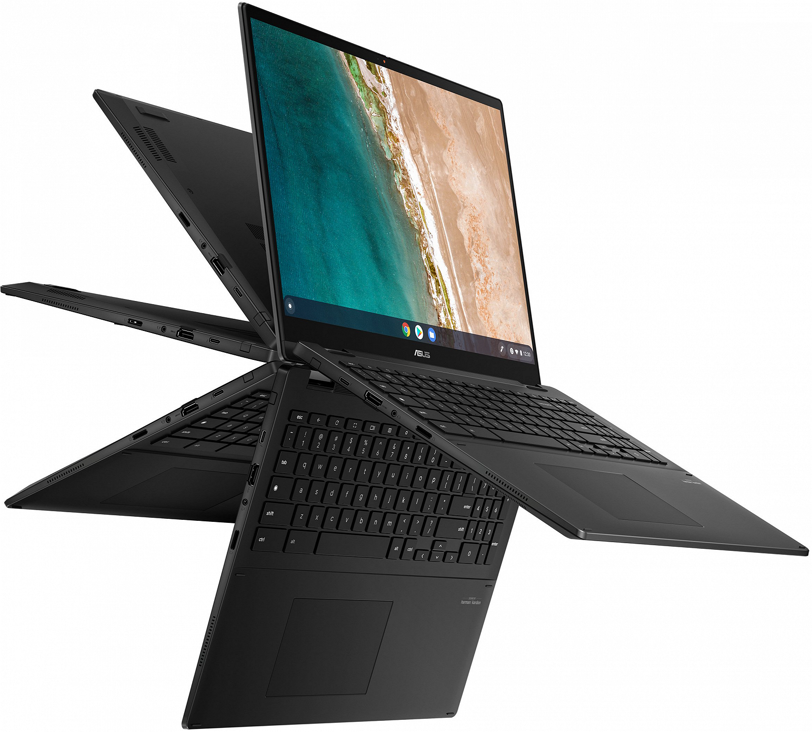 Сенсорний ноутбук 16" ASUS Chromebook Flip CX5 (CX5601FBA-MC0068) Intel Core i7-1255U RAM 16GB SSD 512GB ChromeOS (UKR), фото №7 Сенсорний ноутбук 16" ASUS Chromebook Flip CX5 (CX5601FBA-MC0068) Intel Core i7-1255U RAM 16GB SSD 512GB ChromeOS (UKR), фото №7