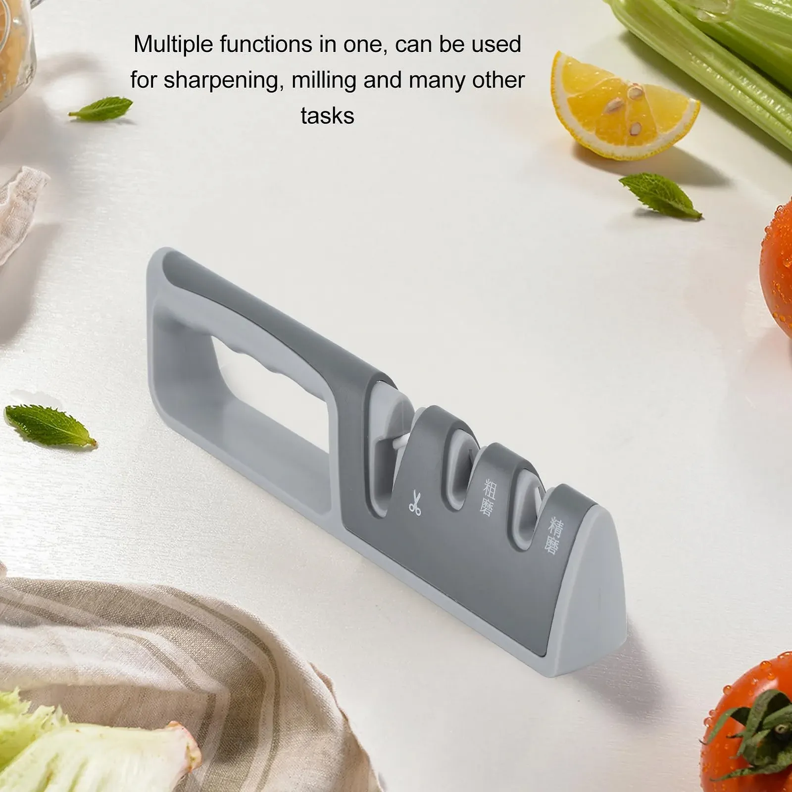 Точилка для ножів електрична Sharpening Rod Diamond 2-рівнева, фото №3