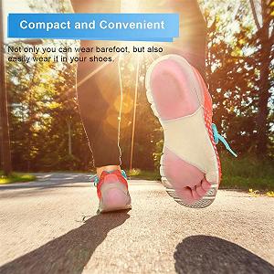 Роздільник для пальців ніг Маленький, 1 пара Коректор шини для бурситу для чоловіків і жінок synthetic.ua - Фото 1