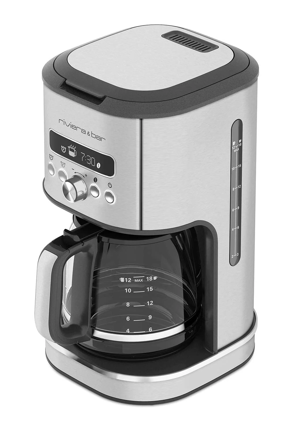 Программируемая капельная кофеварка Riviera-et-Bar BCF570 1.8 L Нержавеющая сталь Выбор аромата Таймер 24 часа, фото №2