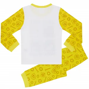 Пижама PAW PATROL Rubble с длинными рукавами Unisex 100% хлопок synthetic.ua - Фото 1