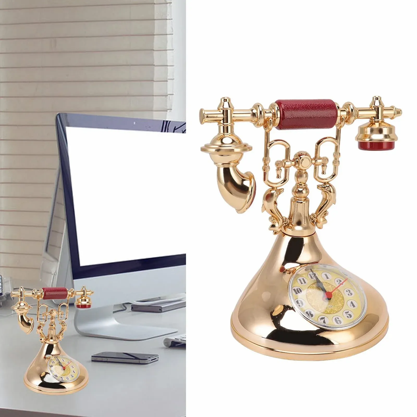 Часы настольные Ретро Телефон YF020-2, фото №8 Часы настольные Ретро Телефон YF020-2, фото №8