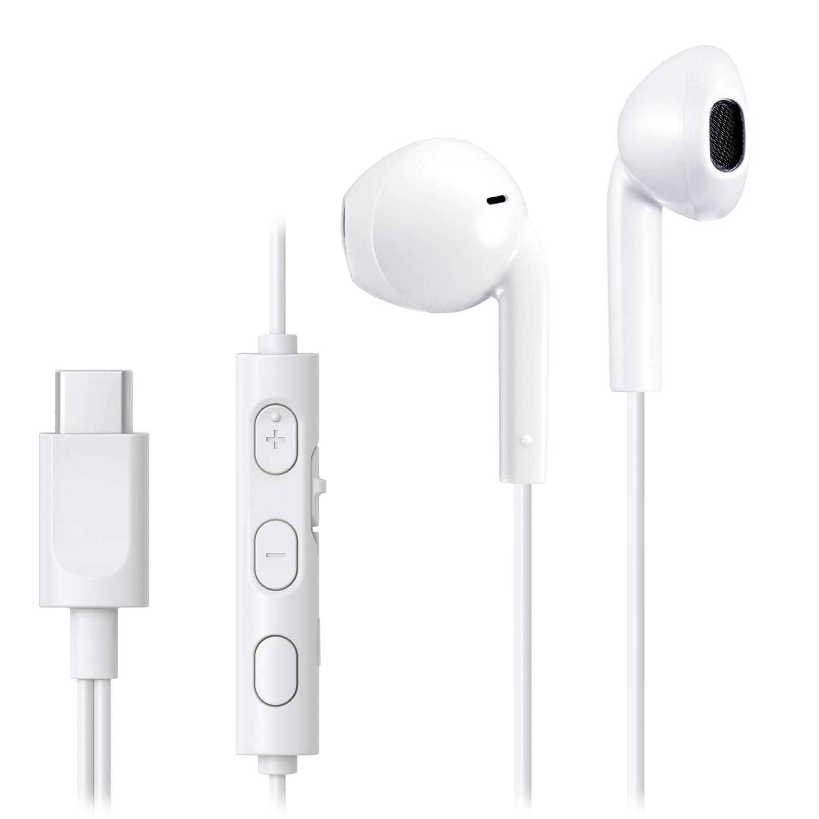 Наушники JVC HA-FR17UC-W Bud-Type USB-C с встроенным DAC Белый, фото №1