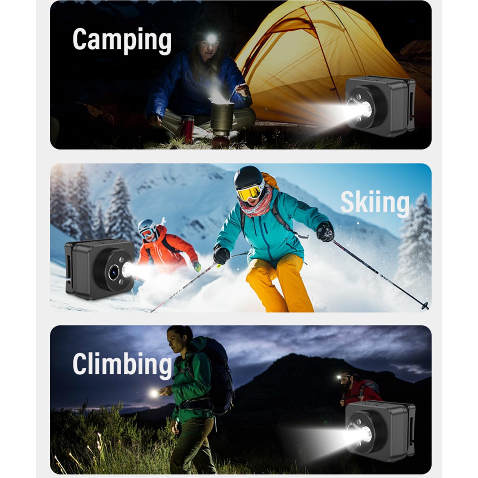 Шлемная камера Psdndeww 1080P, фото №7