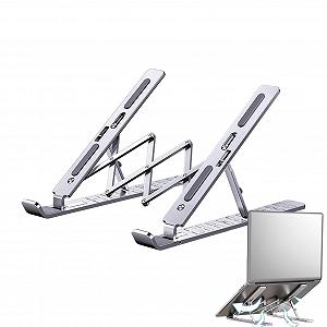 Підставка для ноутбука складана портативна алюмінієва з регульованою висотою D Mount Bracket - Фото 1