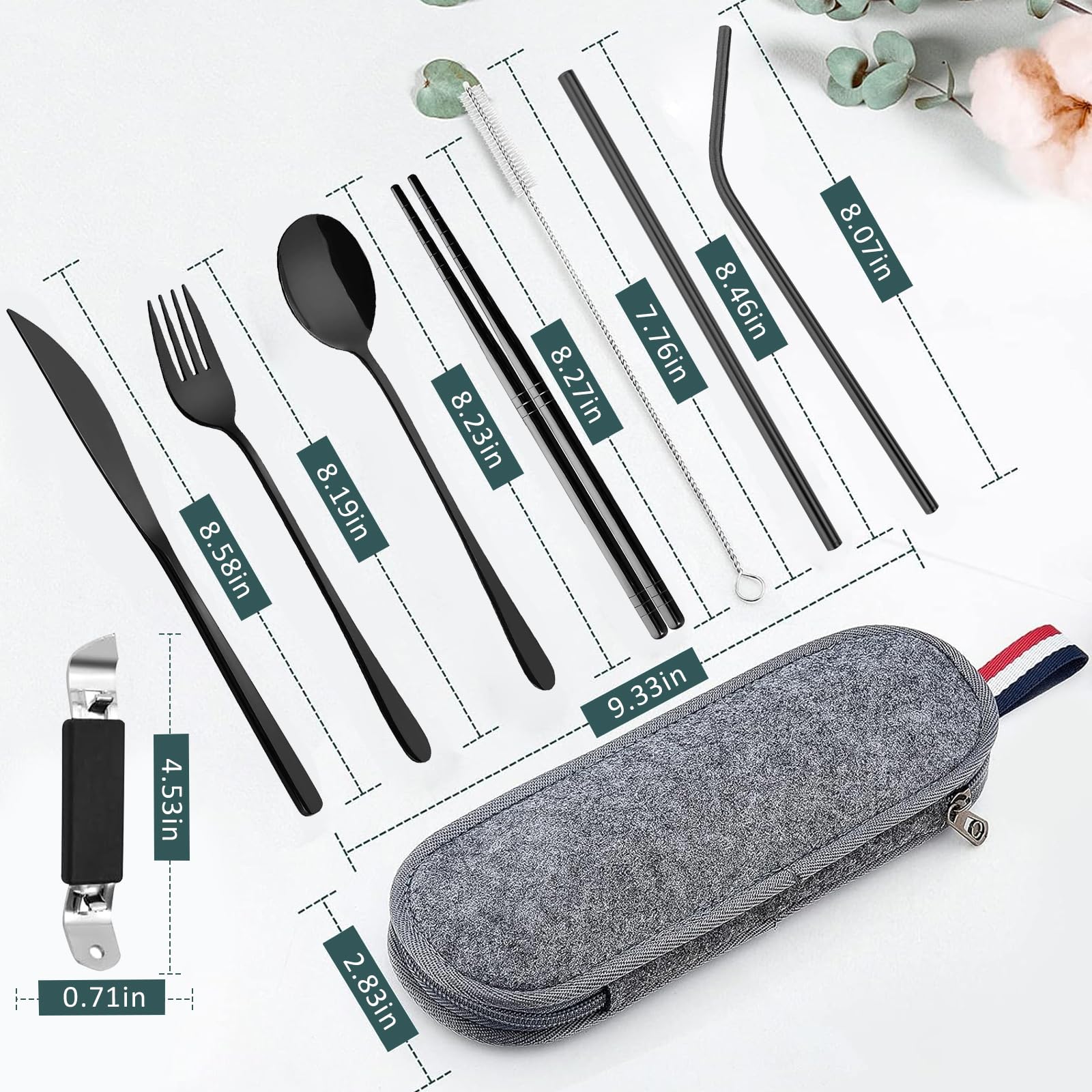 Набор столовых приборов EnixwH 9-Piece Stainless Steel, фото №2