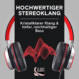 Навушники Artix NRGSound CL750 Складні З Мікрофоном На вуха червоні synthetic.ua - Фото 1