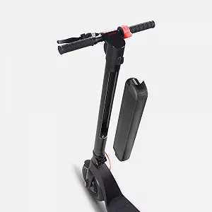 Складной городской электросамокат Proove X-city pro черно-красный с мощностью 350W и колесами 10 дюймов synthetic.ua - Фото 1