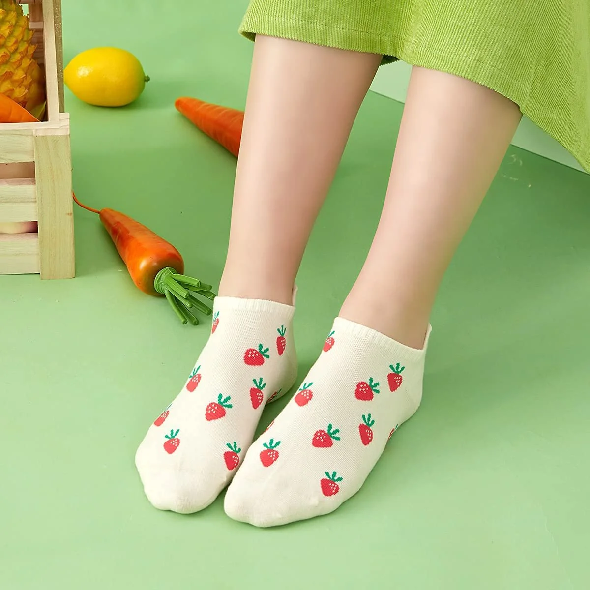 Носки Caramella, 6 пар, подарочный набор для женщин и девочек, UK 2-6, разноцветные, фото №3