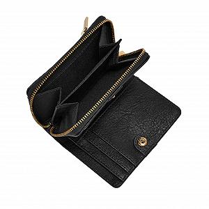 Гаманець Fossil Logan RFID Mini Multifunction Чорний synthetic.ua - Фото 1