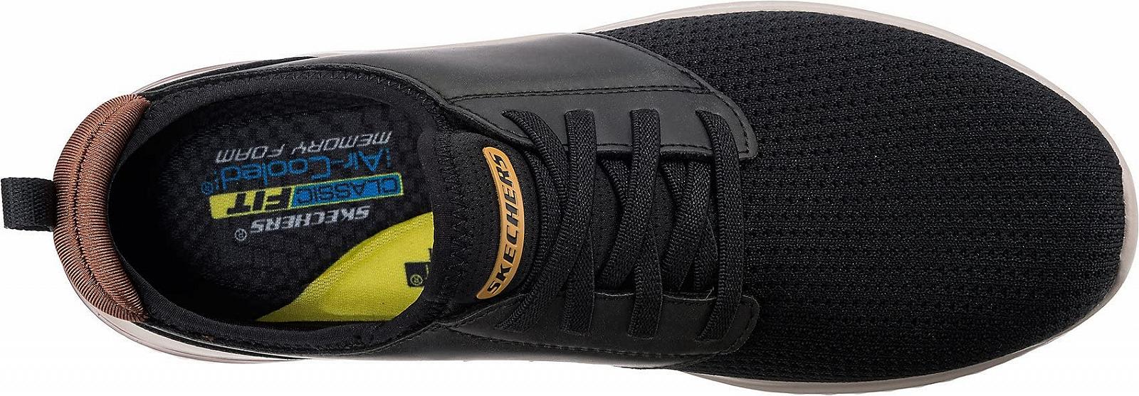 Кроссовки Skechers Delson 3.0 Mooney, мужские, с круглым носком, на шнуровке, фото №5