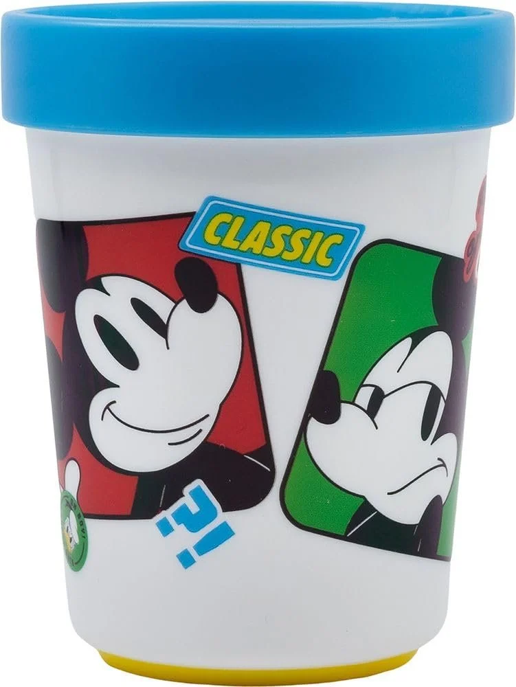 Детская Кружка Disney Mickey Mouse 260 мл с нескользящей основой Голубая, фото №4 Детская Кружка Disney Mickey Mouse 260 мл с нескользящей основой Голубая, фото №4