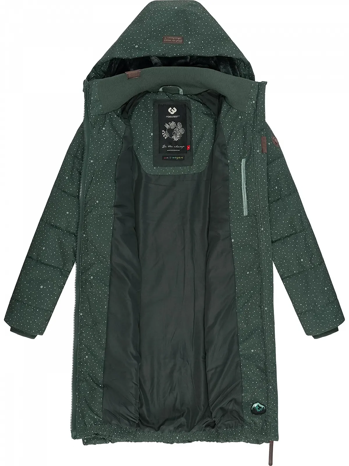 Пальто Ragwear Dizzie Теплое Зимнее С капюшоном стеганое, фото №5