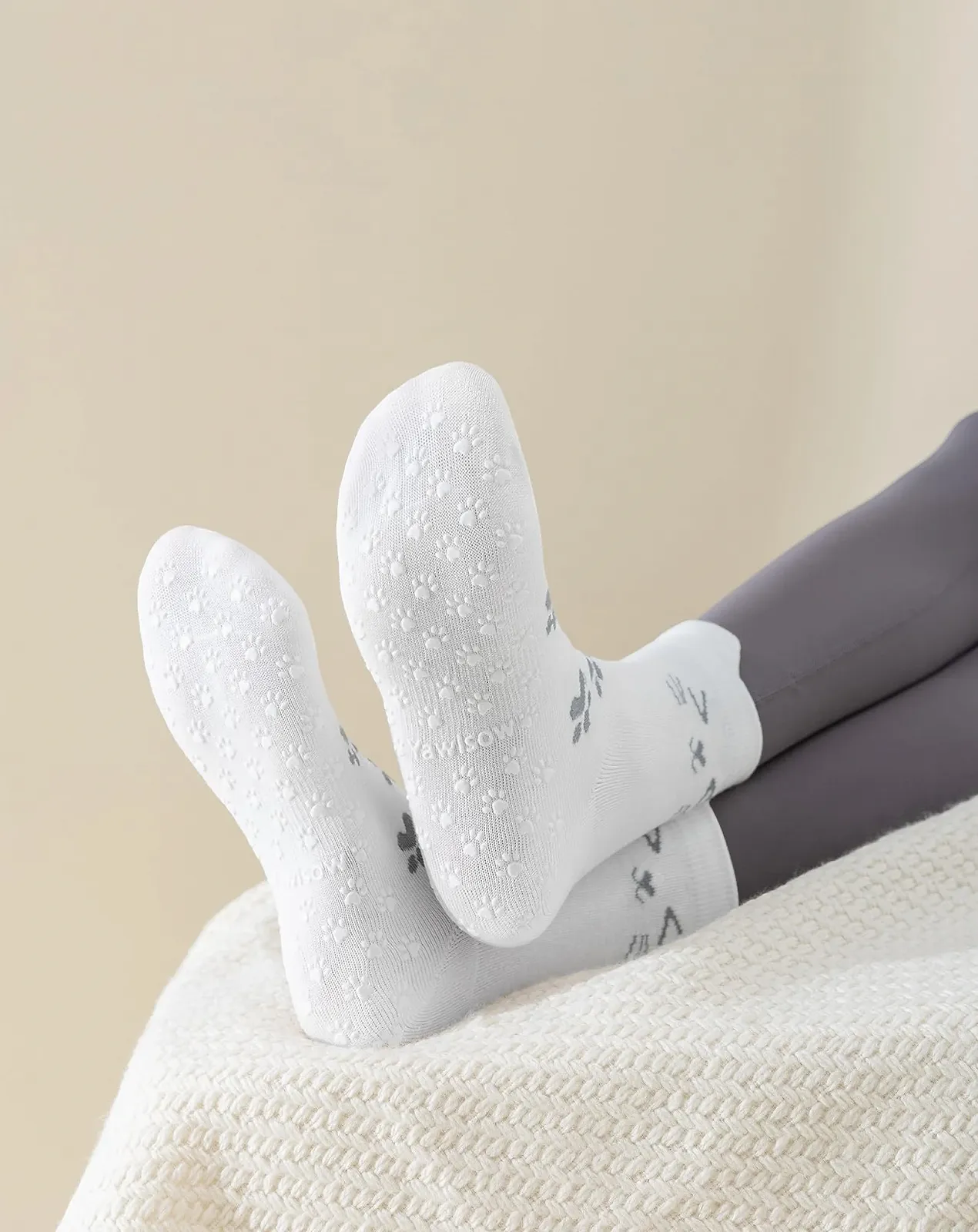 Шкарпетки для пілатесу з нековзними підошвами для жінок, фото №3 Шкарпетки для пілатесу з нековзними підошвами для жінок, фото №3