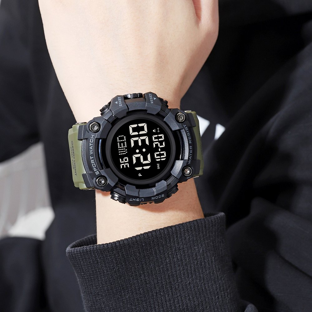 Годинник Skmei 1968 Military-Black, фото №3