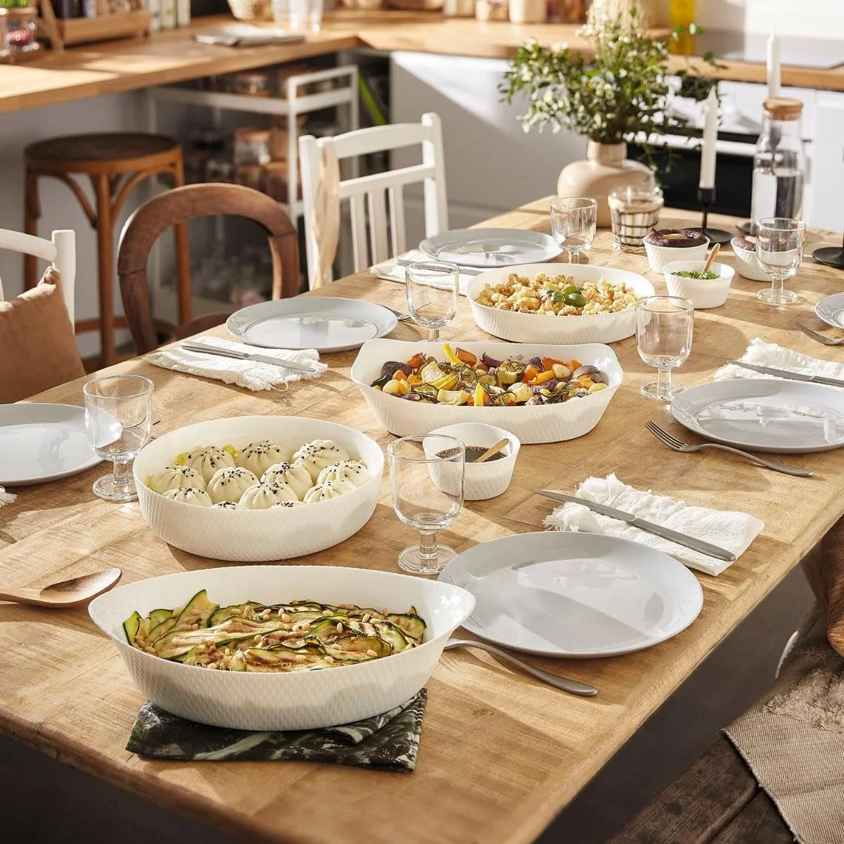 Форма для запікання Luminarc Smart Cuisine Opal 32 x 20 см для мікрохвильової печі штабельована, фото №5