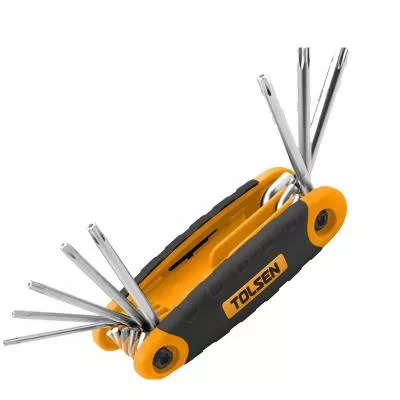 Набор инструментов Tolsen ключей Torx 8 размеров T9-40 20069, фото №1 Набор инструментов Tolsen ключей Torx 8 размеров T9-40 20069, фото №1