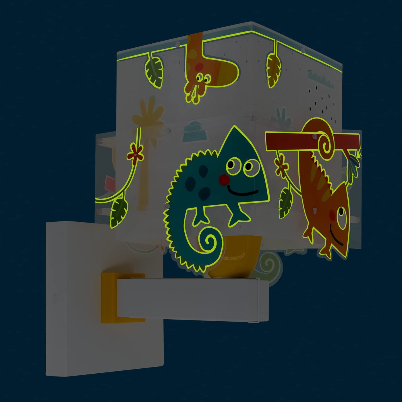 Настенный светильник Dalber Happy Jungle Chameleon Animals Jungle 63319 E27, фото №5