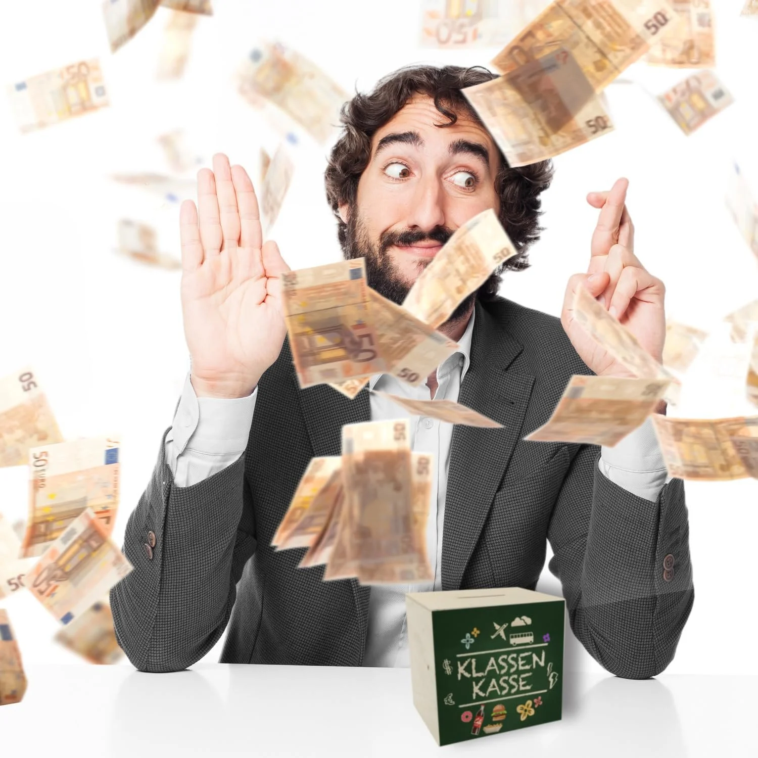 Скарбничка дерев'яна Шкільна каса (Class Fund), фото №7