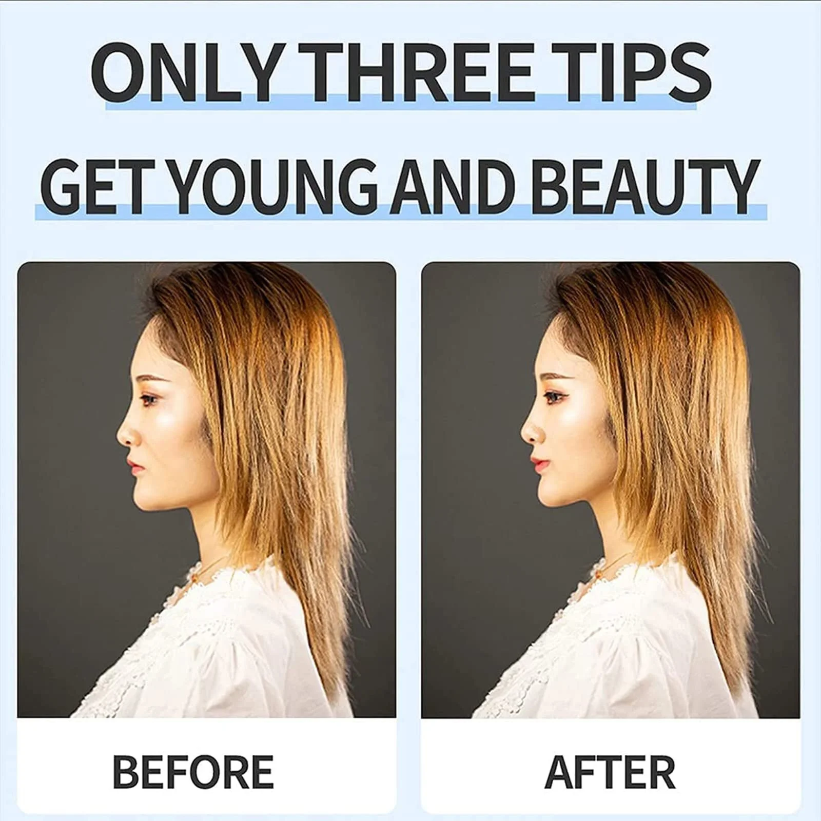 Стрічки для підтяжки обличчя Foxy Eyes з кліпсами Багаторазова стрічка, фото №4