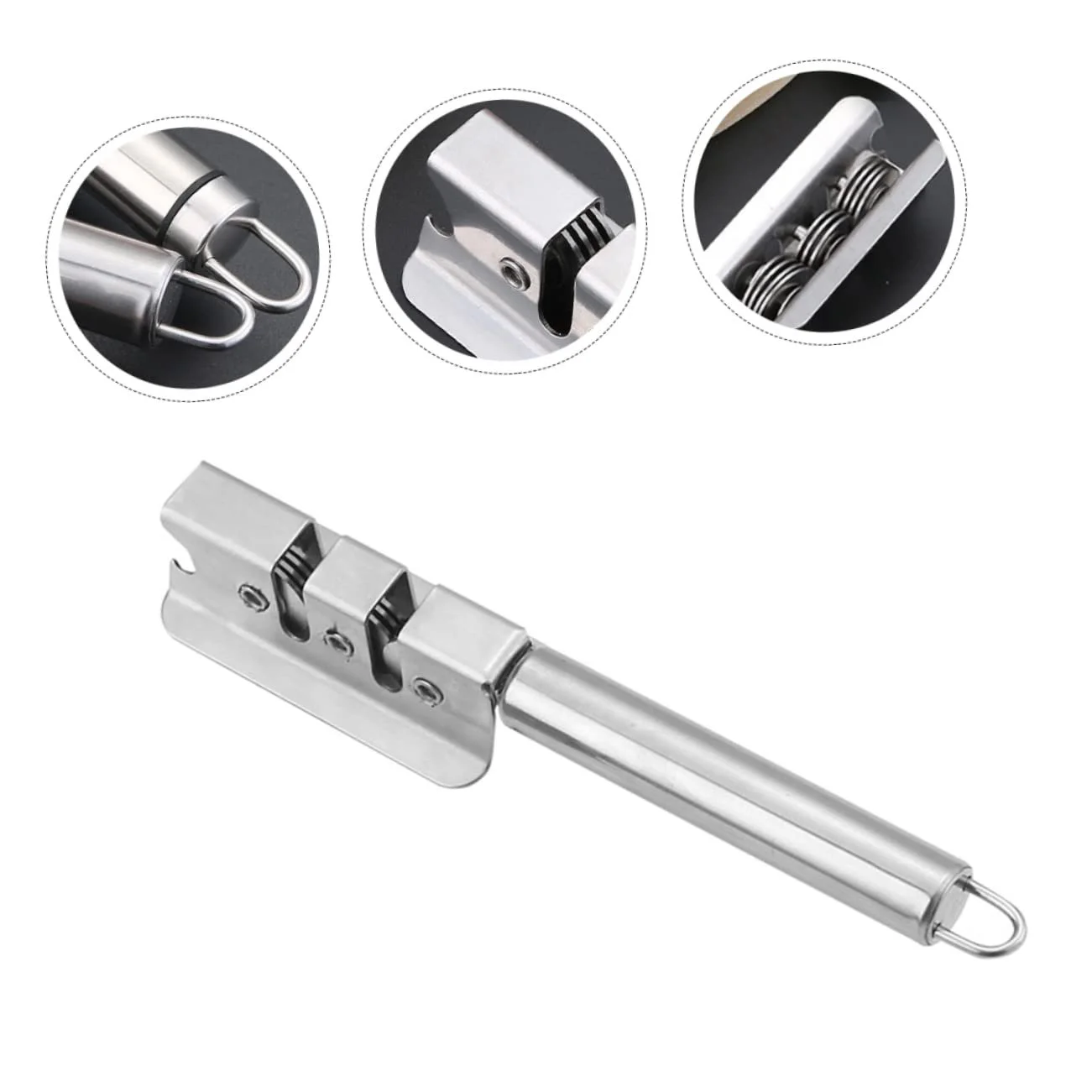 Точилка для кухонных ножей и ножниц ручная нержавеющая сталь эргономичная, фото №4