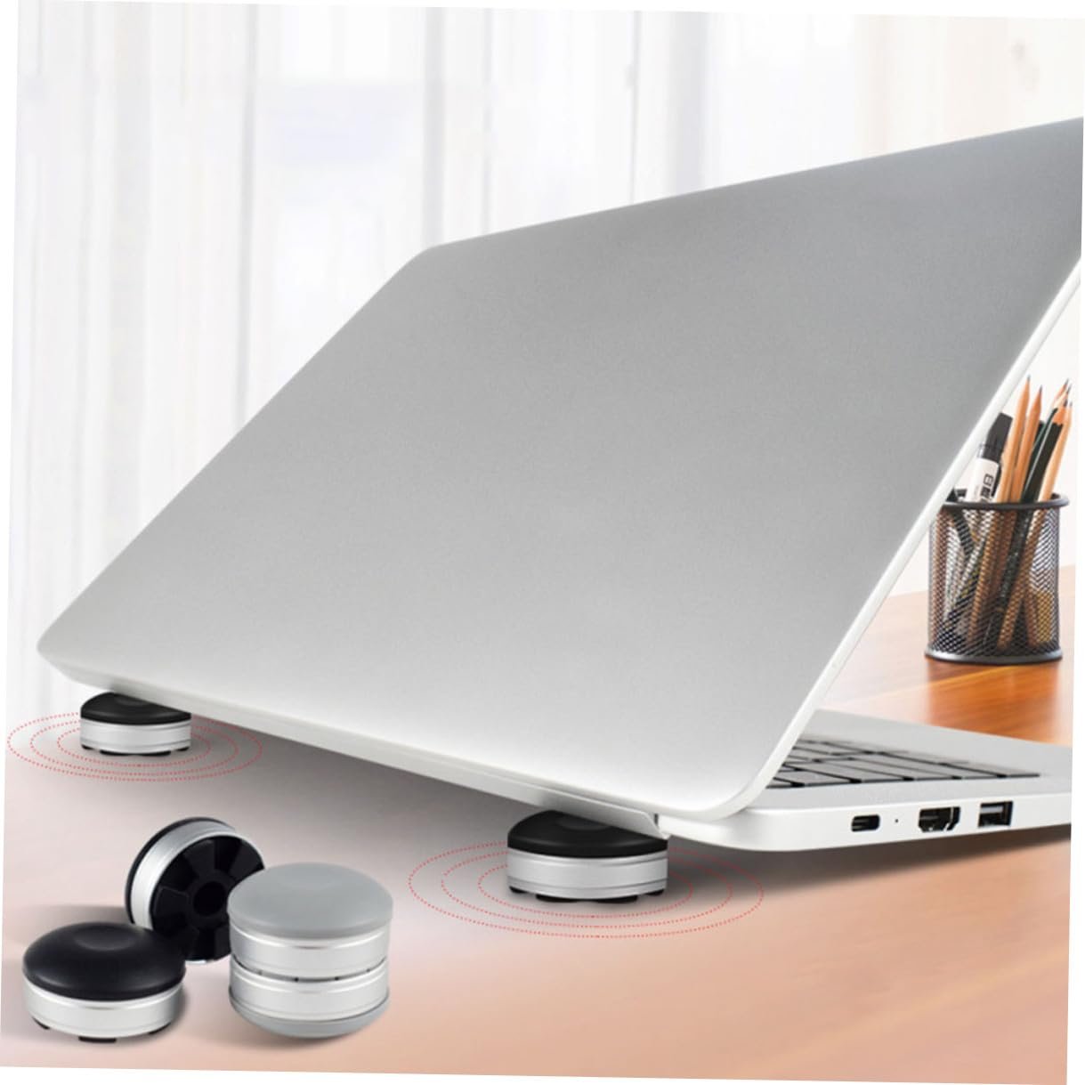 Подставка для ноутбука VANZACK Регулируемая по высоте (2 шт.), фото №4 Подставка для ноутбука VANZACK Регулируемая по высоте (2 шт.), фото №4