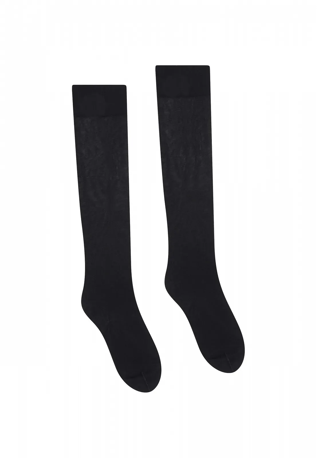 Шкарпетки Підтримка коліна Wolford Basic 31206, Прозорий, М'який, фото №3