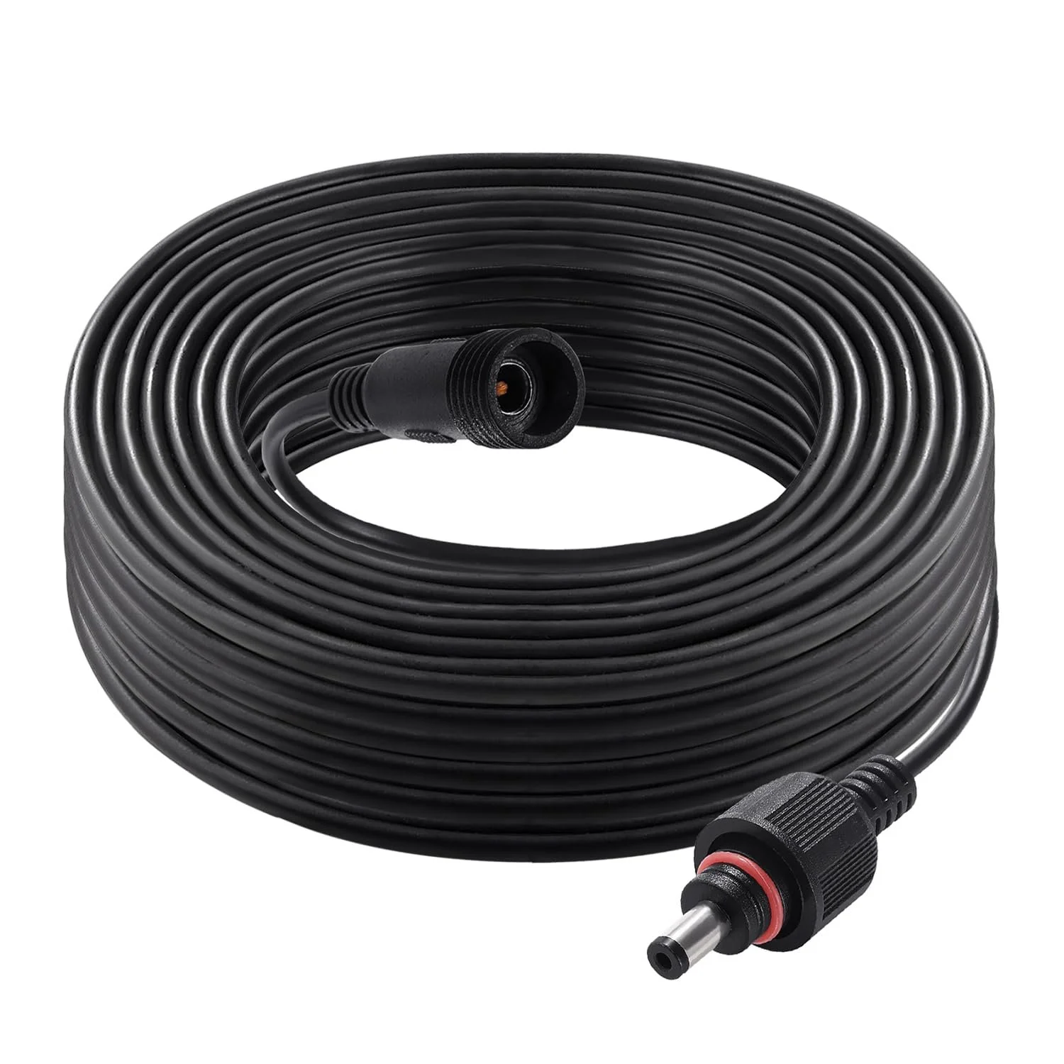 Подовжувач кабелю живлення DC 8 м 5.5 x 2.1 мм IP67 12 V 24 V 22 AWG Male Female, фото №1