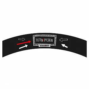 Миска для завтрака Tacheles Fat Bowl Черная Керамика 500 мл synthetic.ua - Фото 1