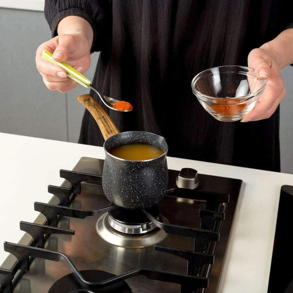 Турка NAVA 430 мл з гранітним покриттям для приготування турецької кави, фото №3