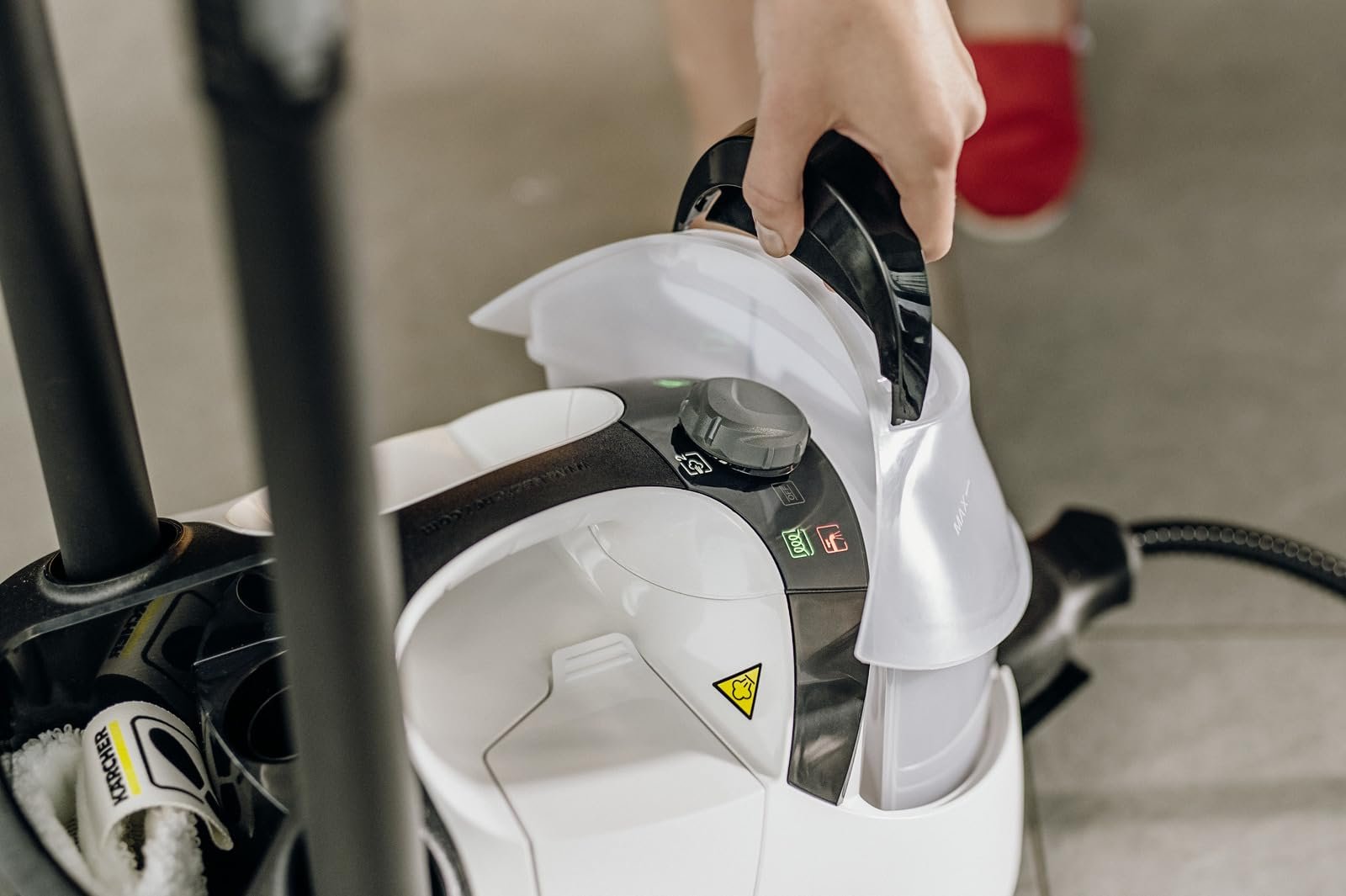 Пароочиститель Kcher SC 5 EasyFix Iron Plug с подключением горячей воды, давление пара: 4.2 бар, время нагрева: 3 минуты, фото №3