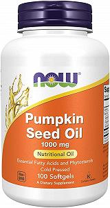 Масло семян тыквы Now Pumpkin Seed Oil 1000 mg 100 softgels - Фото 1