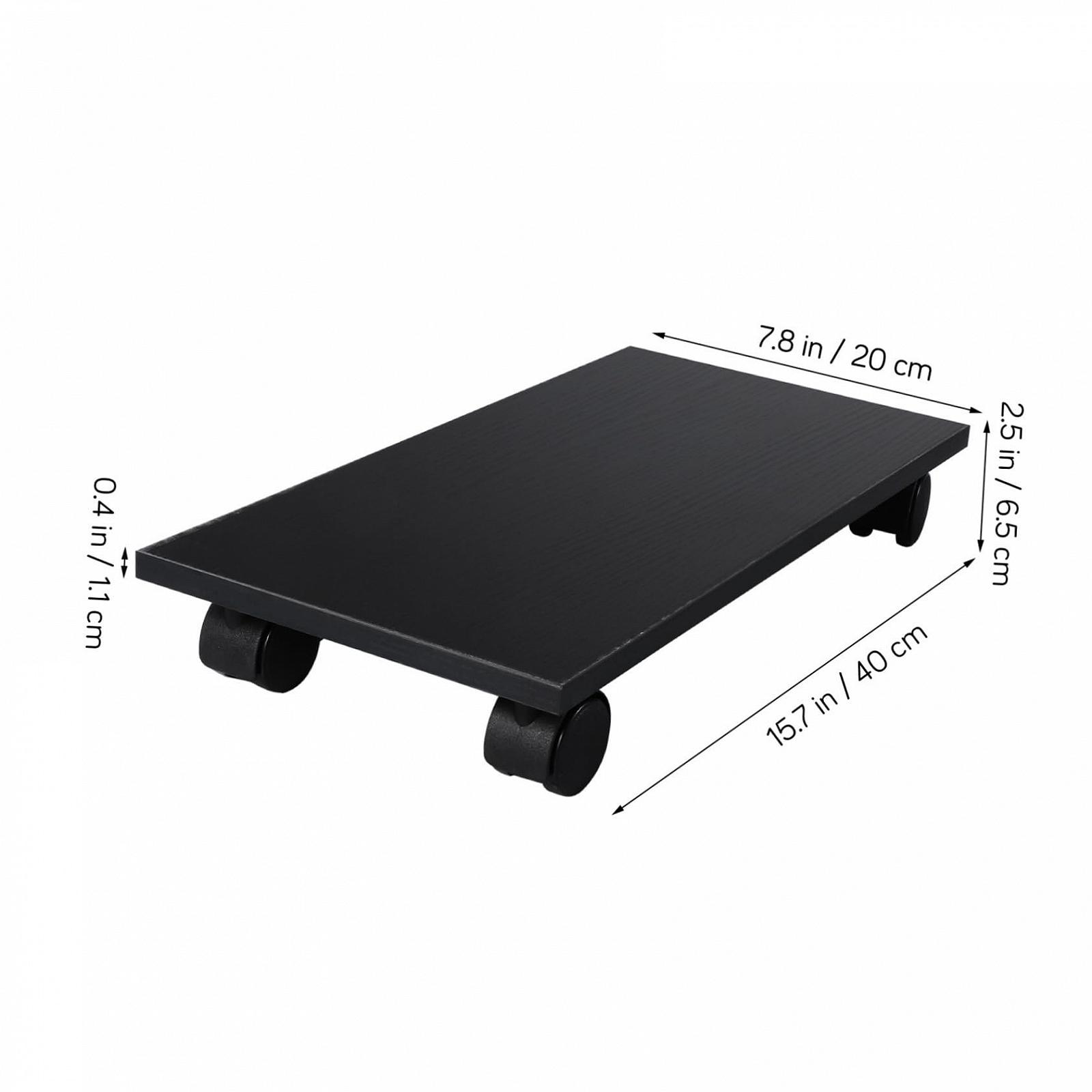 Подставка для ПК на колесах для напольного компьютера Держатель для башни Регулируемая напольная подставка для компьютерной башни Оптимизирована для циркуляции воздуха Ударопрочная подставка для процессора, фото №2