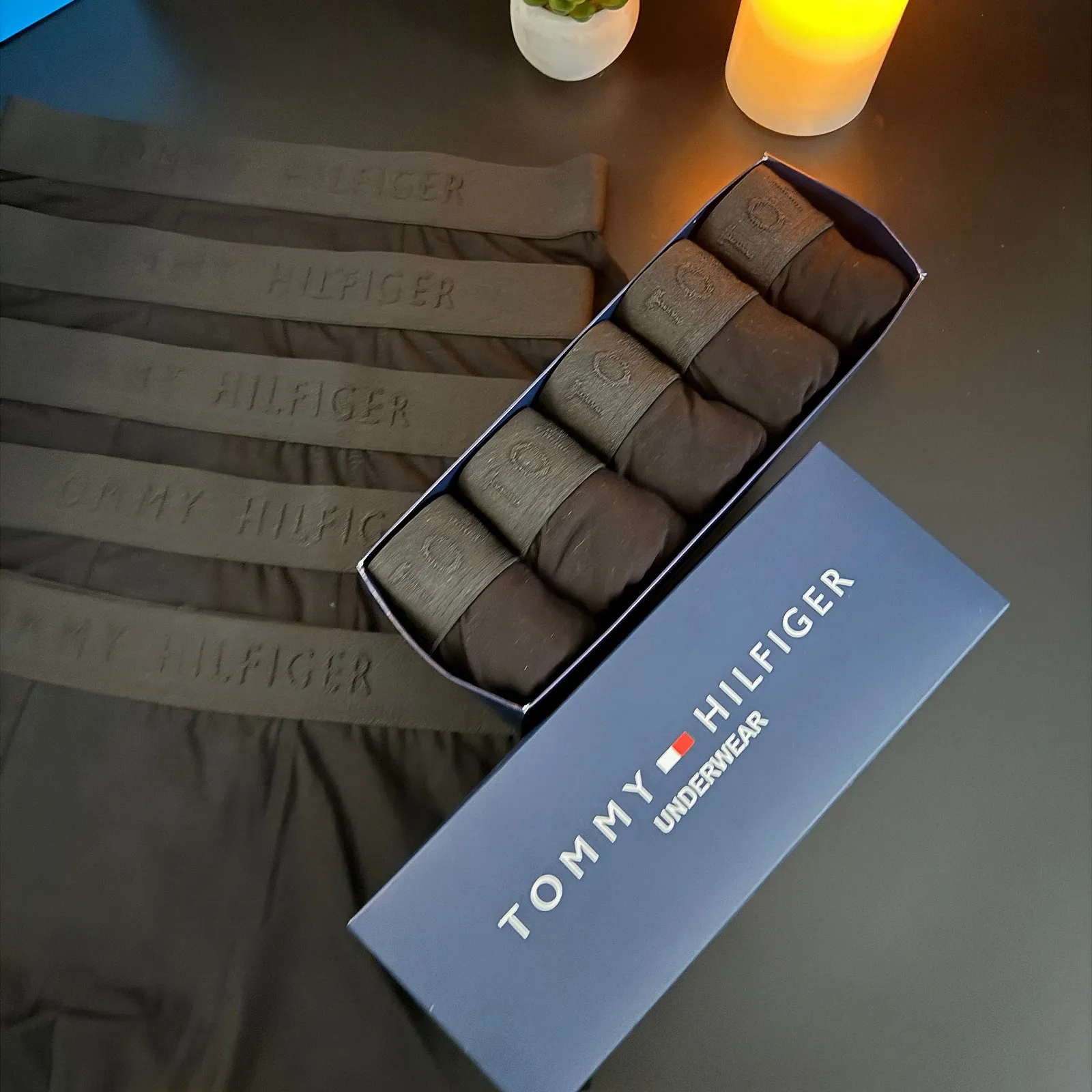 Чоловічі труси боксери Tommy Hilfiger чорні, фото №2