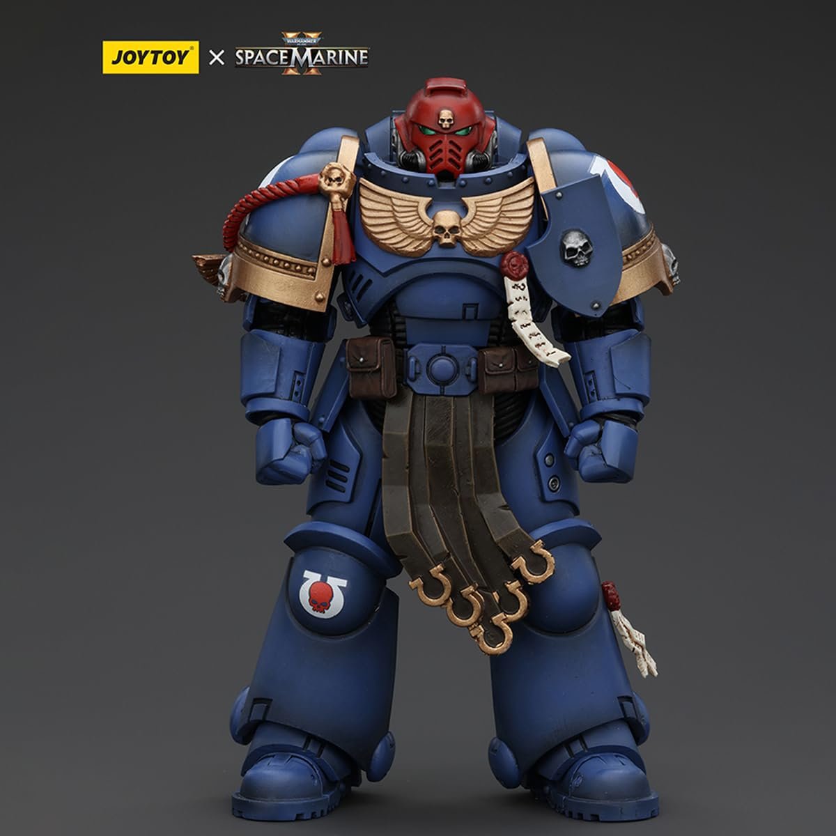 Фігурка Joytoy Warhammer 40K Space Marines 2 Ультрамарини Сержант Гадріель JT00065, Game Special Limited Edition, колекційна, масштаб 1/18, фото №9