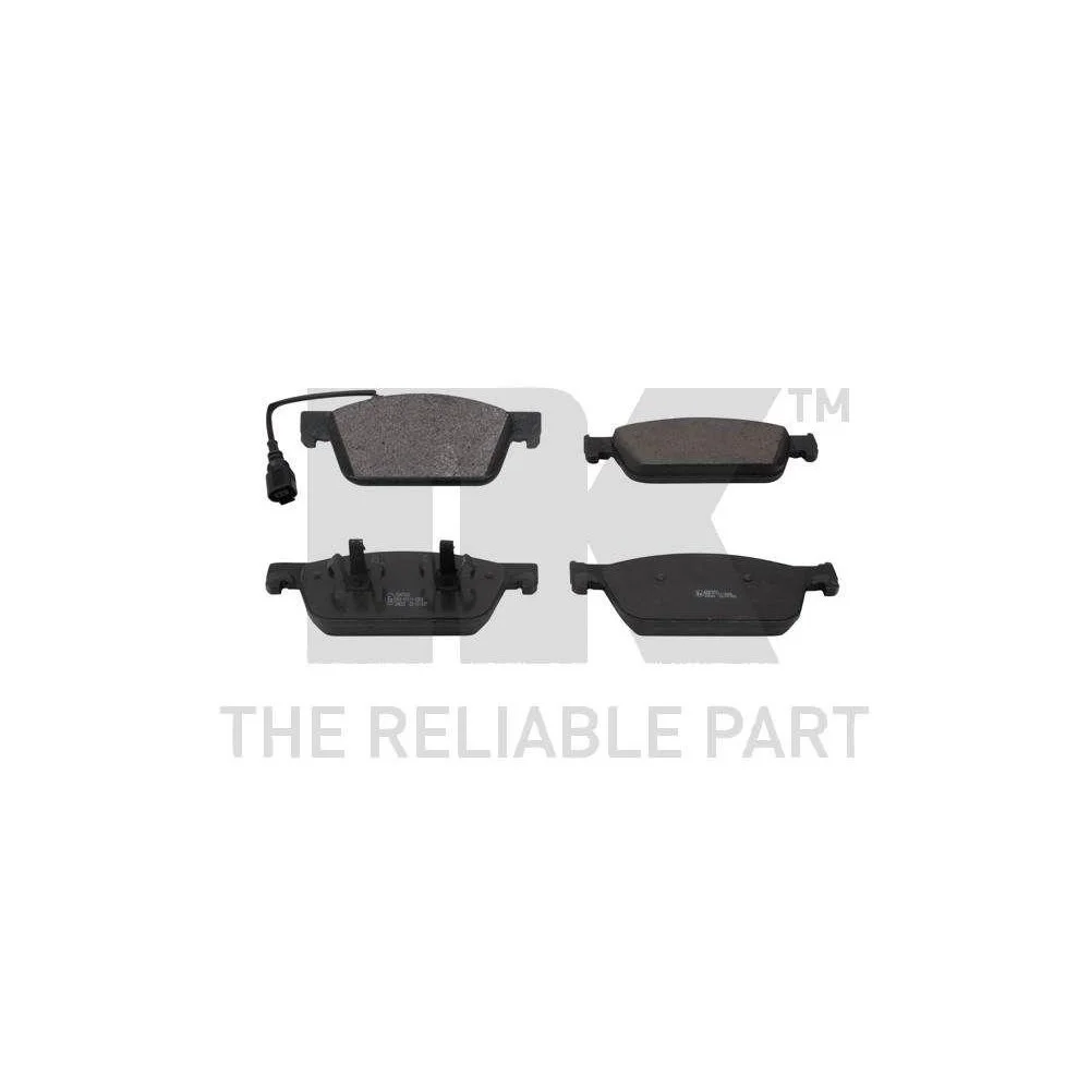 Комплект гальмівних колодок, дискове гальмо NK 2247102 для VW, передня вісь, фото №1