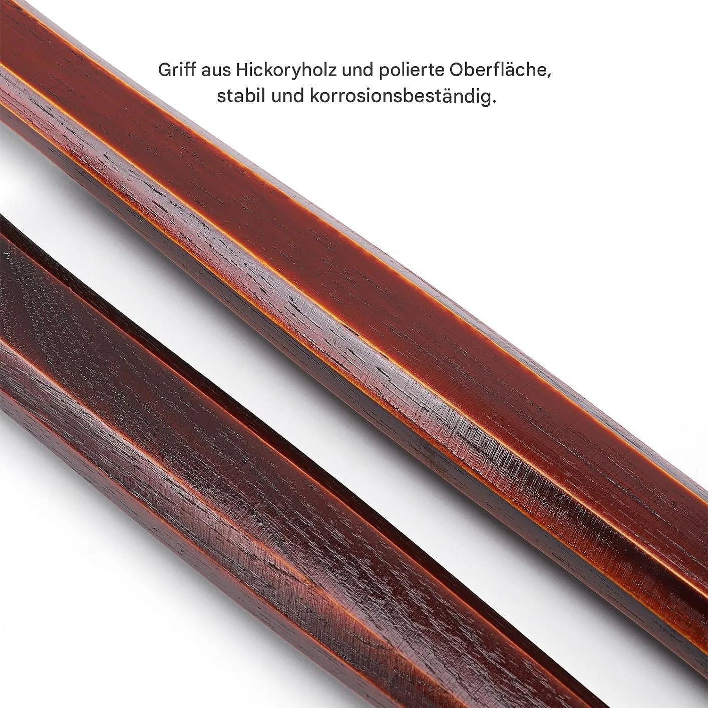 Молоток для кожи WUTA Carbon Steel Walnut Wood Double Headed, фото №4
