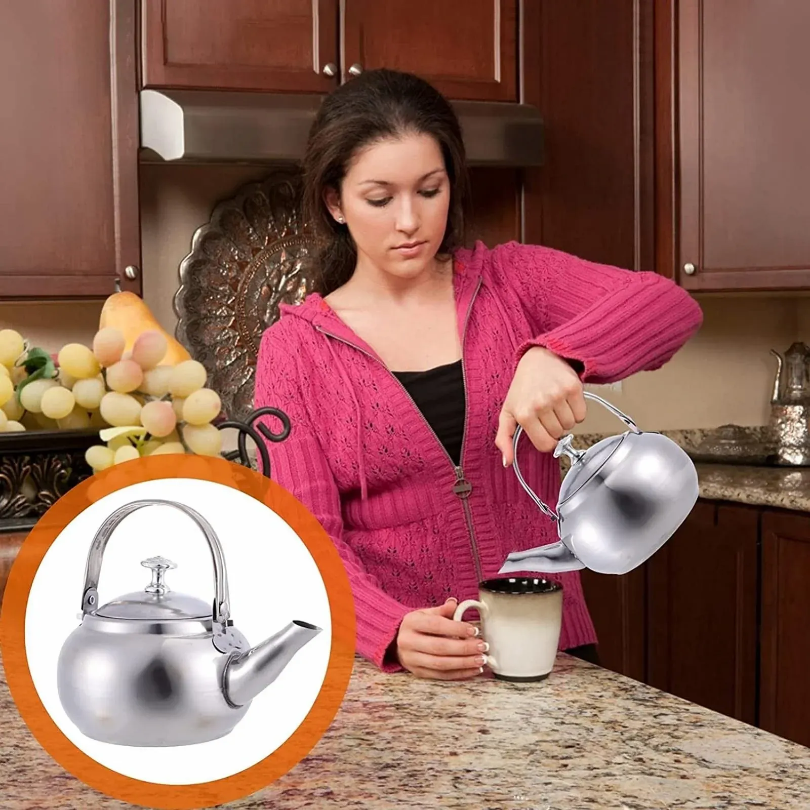 Чайник з нержавіючої сталі, фото №4