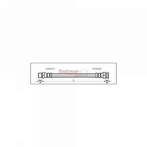 Тормозной шланг METZGER 4112520 для FORD SEAT VW, задний левый, внутренний - Фото 1