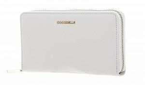 Кошелек Coccinelle Metallic Soft Кожа Grained Blanco, белый - Фото 1
