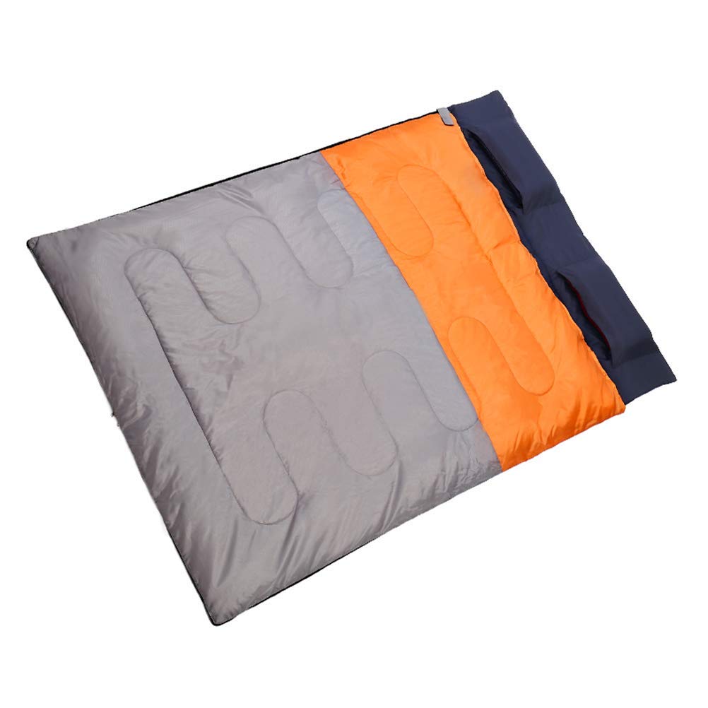 Спальний мішок MYVVKIA Double для кемпінгу легкий і компактний, фото №1