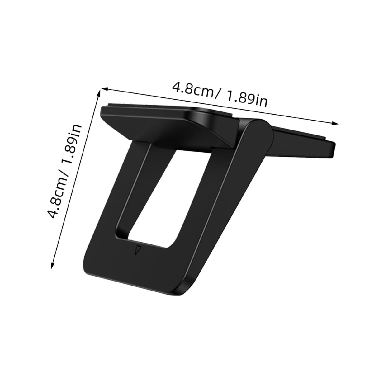 Підставка для ноутбука складана NUOBESTY, 2 шт., портативна, ергономічна, компактна, міцна, чорна, фото №2