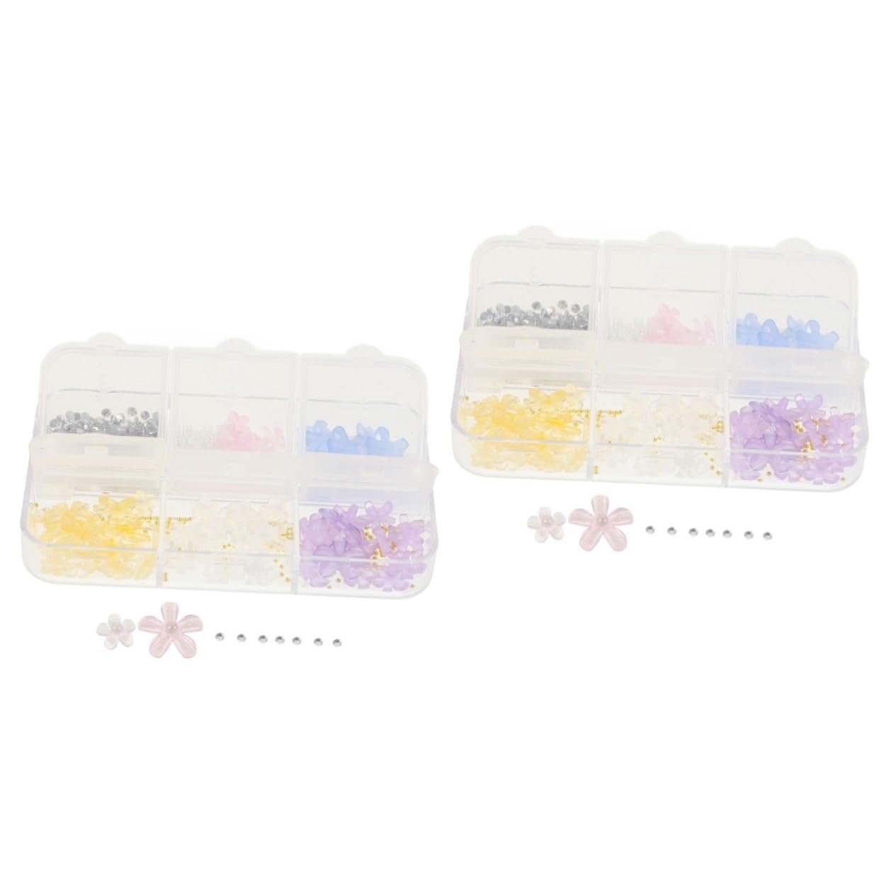 Квіти FRCOLOR Декоративні перлини для нігтів Різнокольорові для дому та салонів краси, фото №1