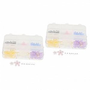 Квіти FRCOLOR Декоративні перлини для нігтів Різнокольорові для дому та салонів краси - Фото 1