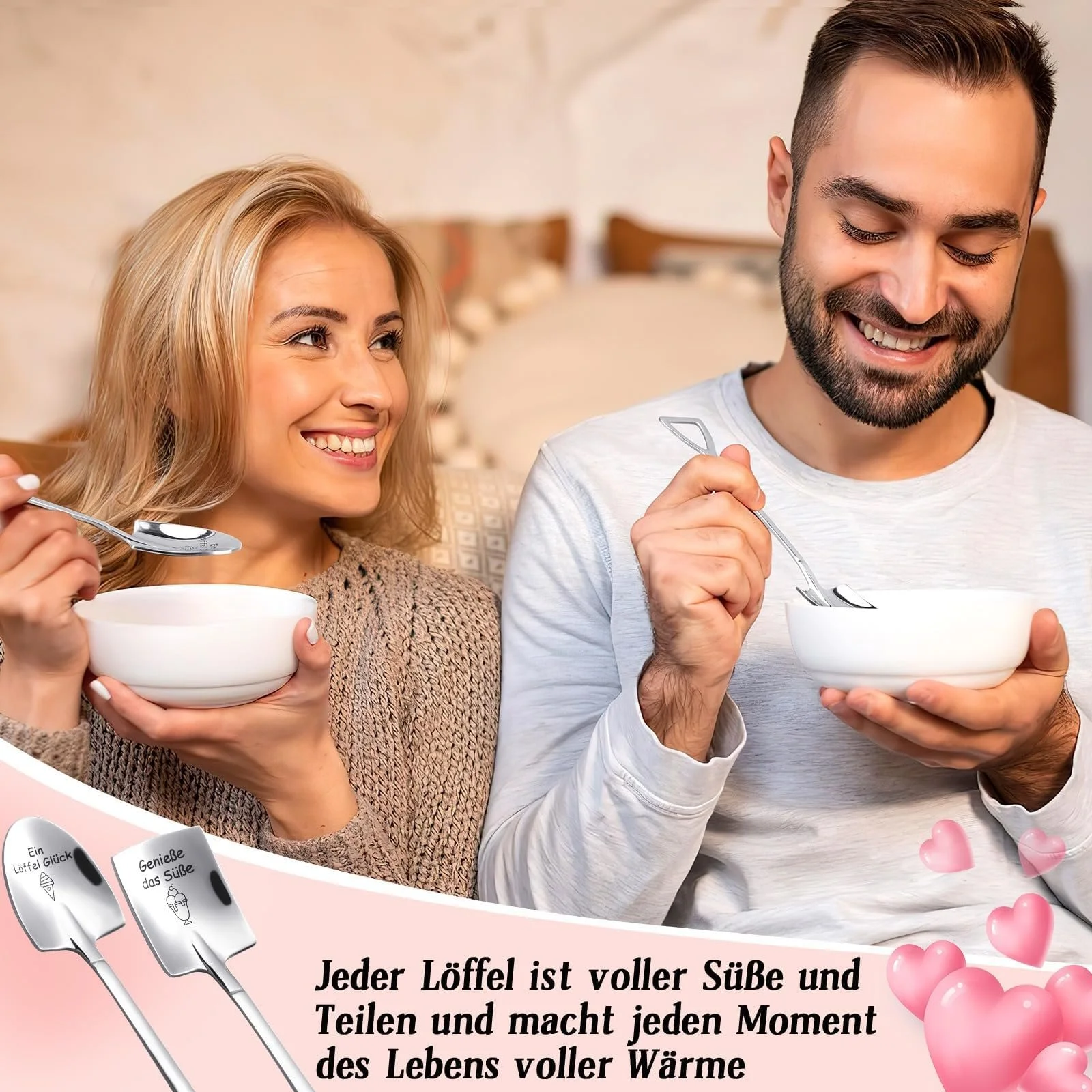 Ложки для морозива Пара ложок з гравіюванням, фото №7 Ложки для морозива Пара ложок з гравіюванням, фото №7