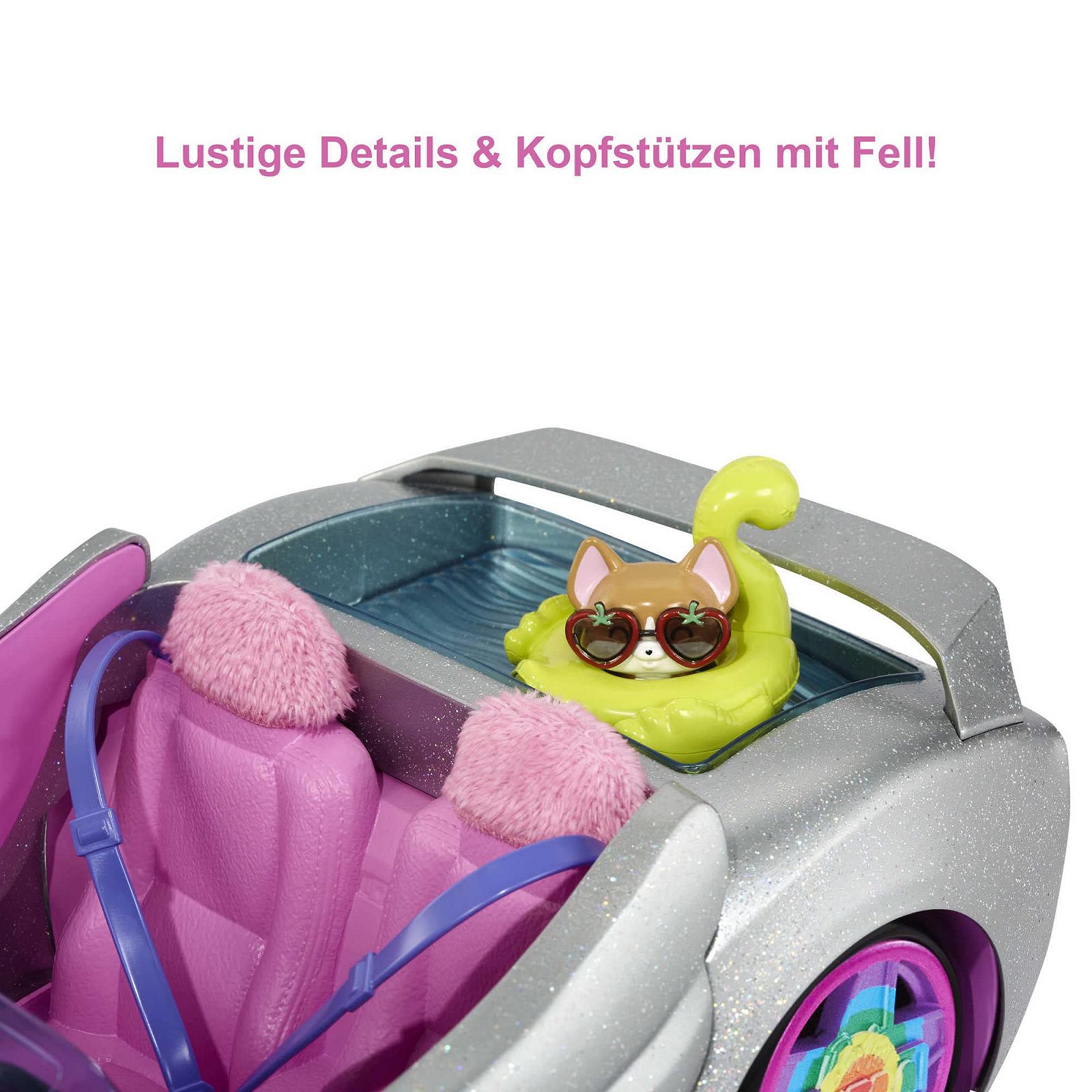 Автомобиль Barbie Extra HDJ47 Конвертируемый серебристый, фото №5