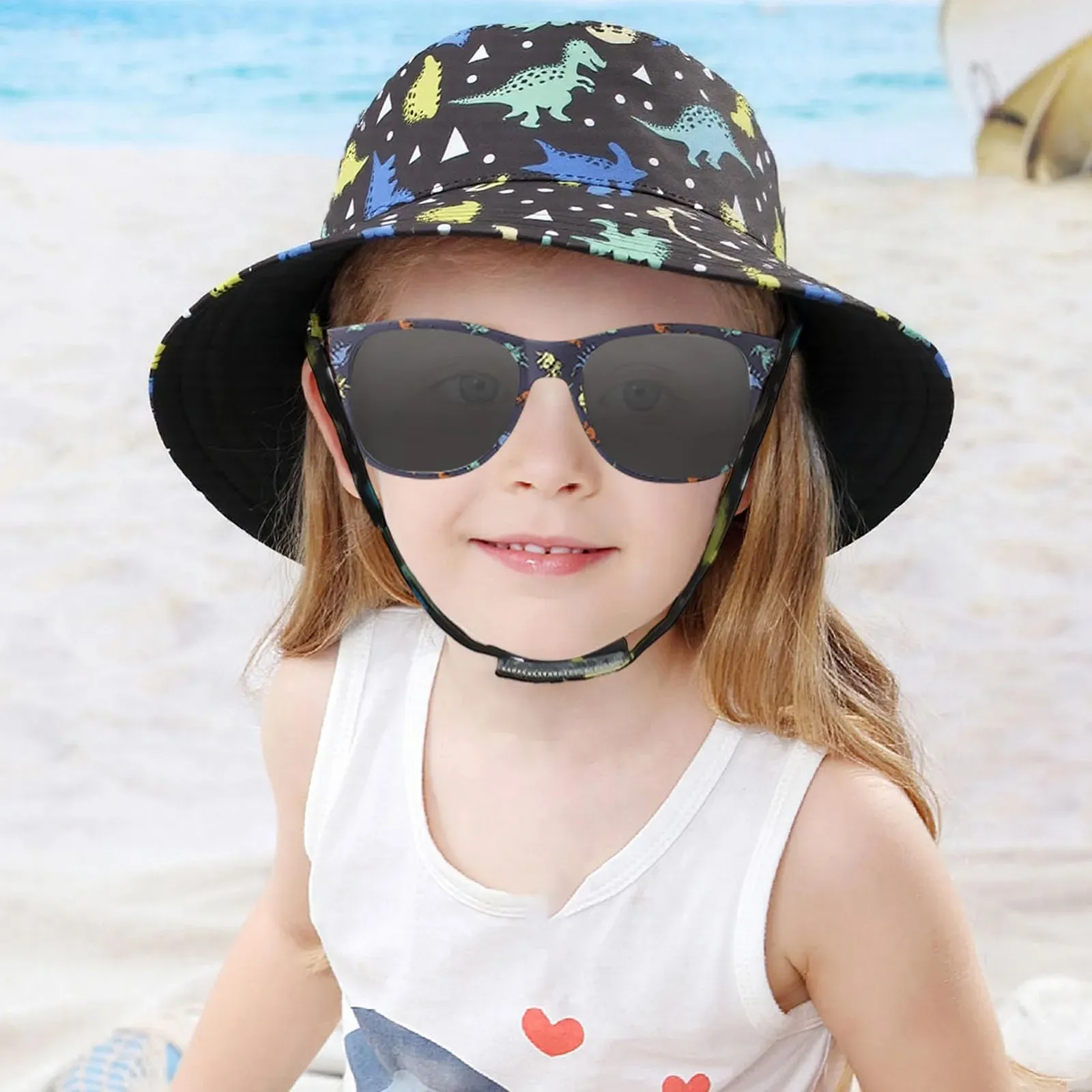 Бейсболка Matreeglam Unicorn Snapback с очками для девочек бело-розовая, фото №5